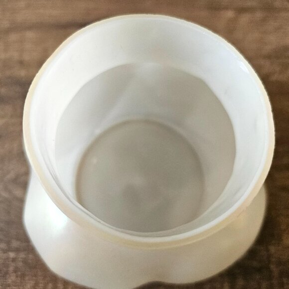 Antique Loetz Art Glass Pearlescent & Gold Core Bronze Frog Vase, early 1900s - Picture 5 of 10